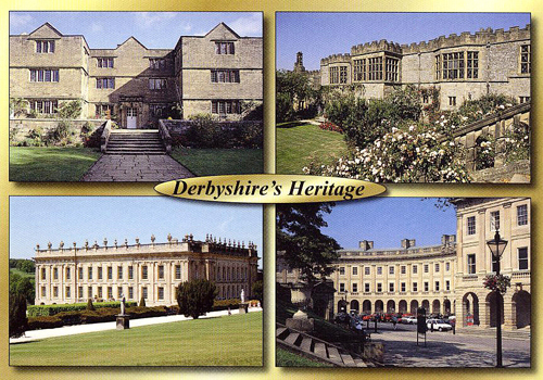 Derbyshire's Heritage postcards